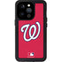 MLB Washington Nationals - Solid Distressed iPhone 15 Pro Waterproof Case